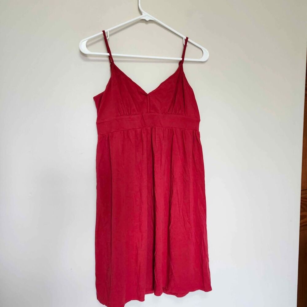 Loft Red Tank Top Dress Medium